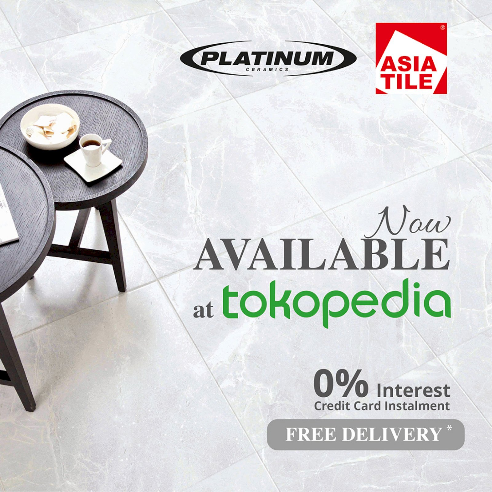 Platinum Ceramics & Asia Tile are now available at Tokopedia